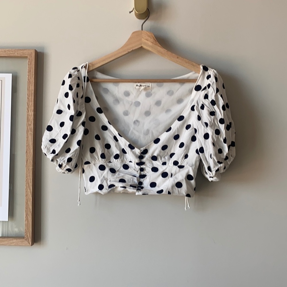 For Love & Lemons Polka Dot Top